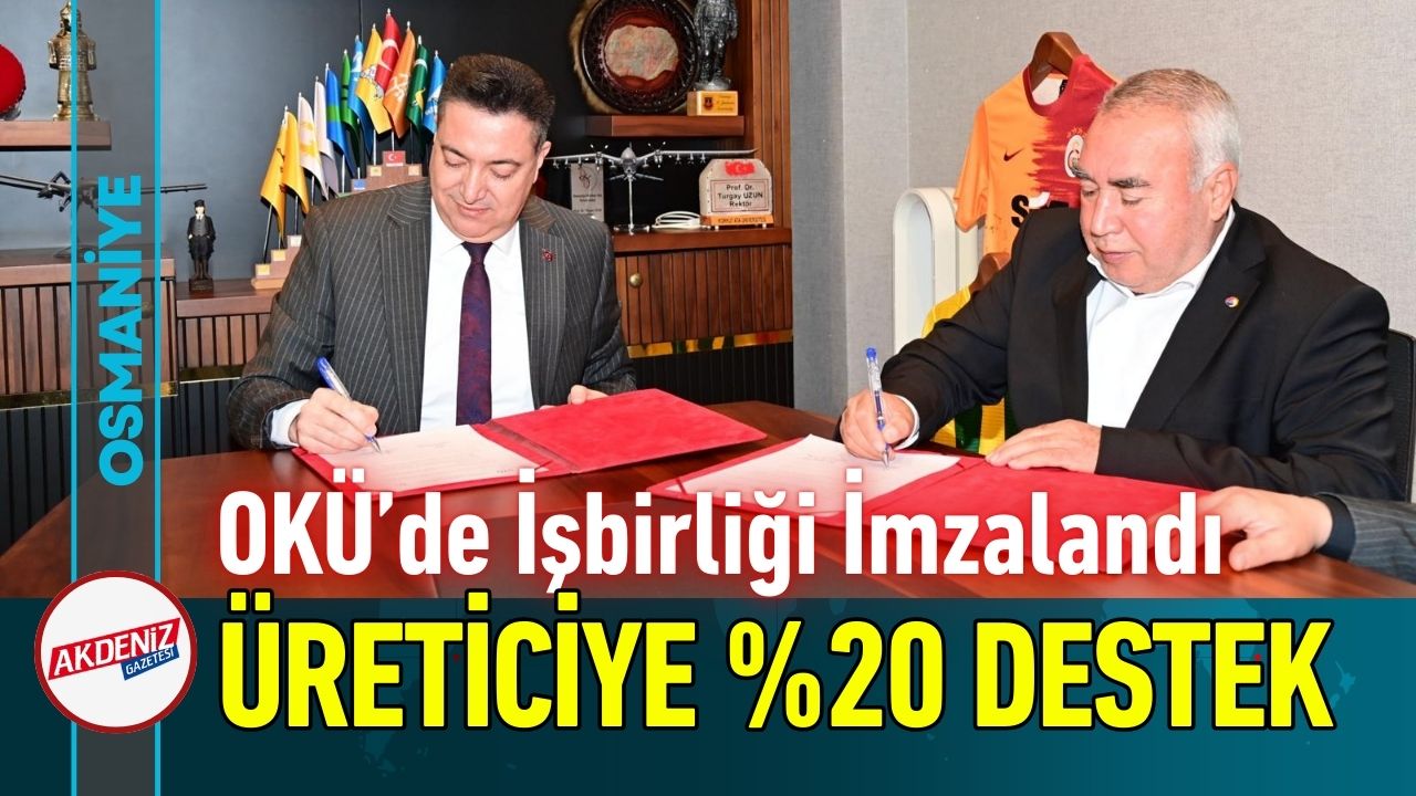 Osmaniye'de Üreticiye Maliyet Desteği