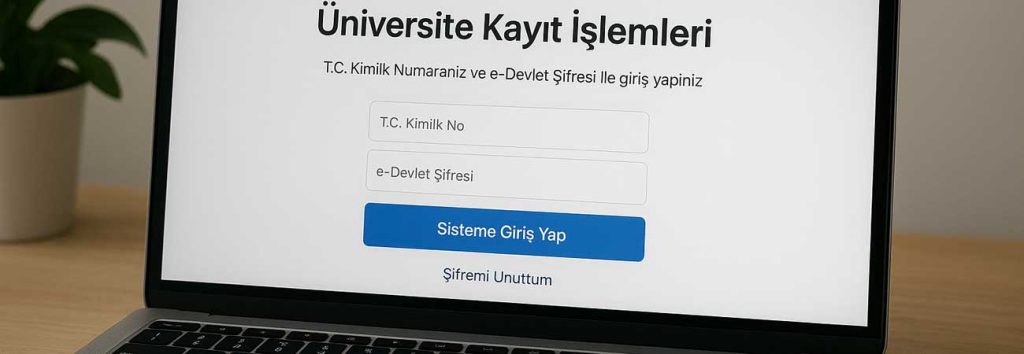 E-Devlet Üzerinden Üniversite e-Kayıt İşlemleri